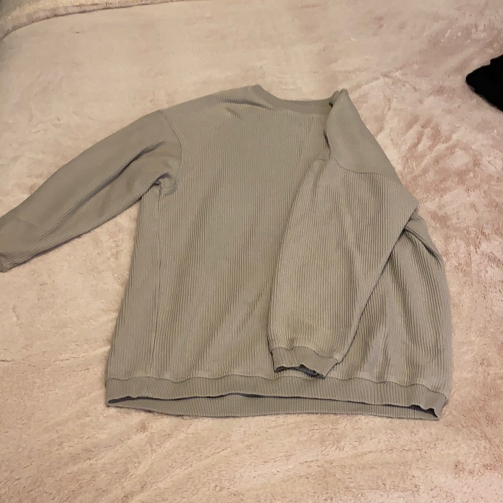 Aerie corded sweatshirt grey size small